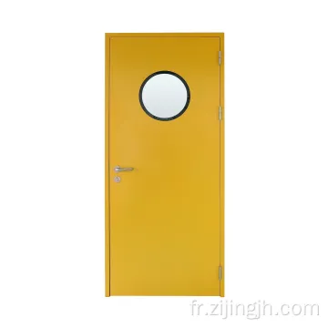 Porte en acier standard GMP utilisée pour une salle propre